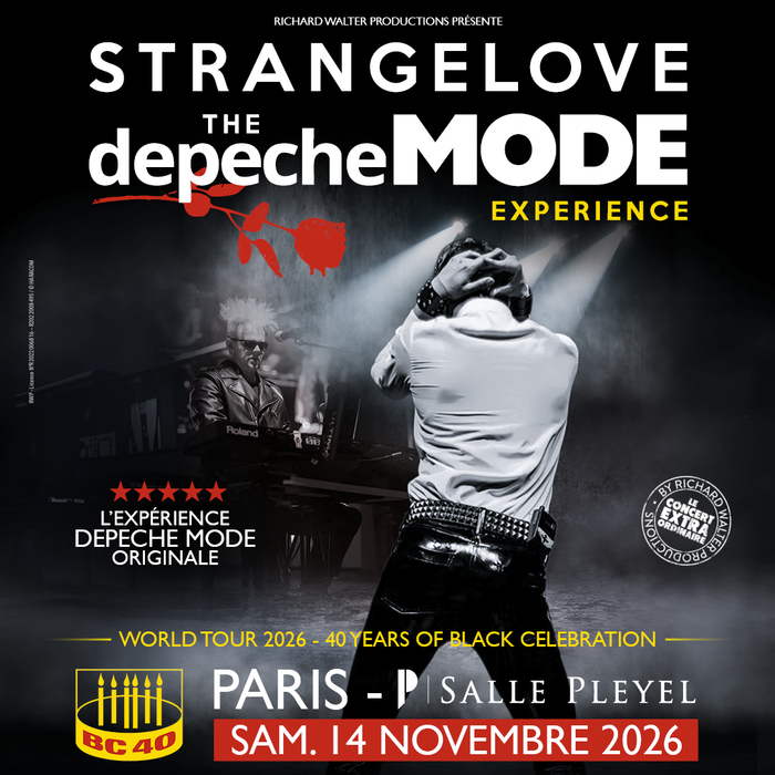 STRANGELOVE, THE DEPECHE MODE EXPERIENCE Salle Pleyel Paris