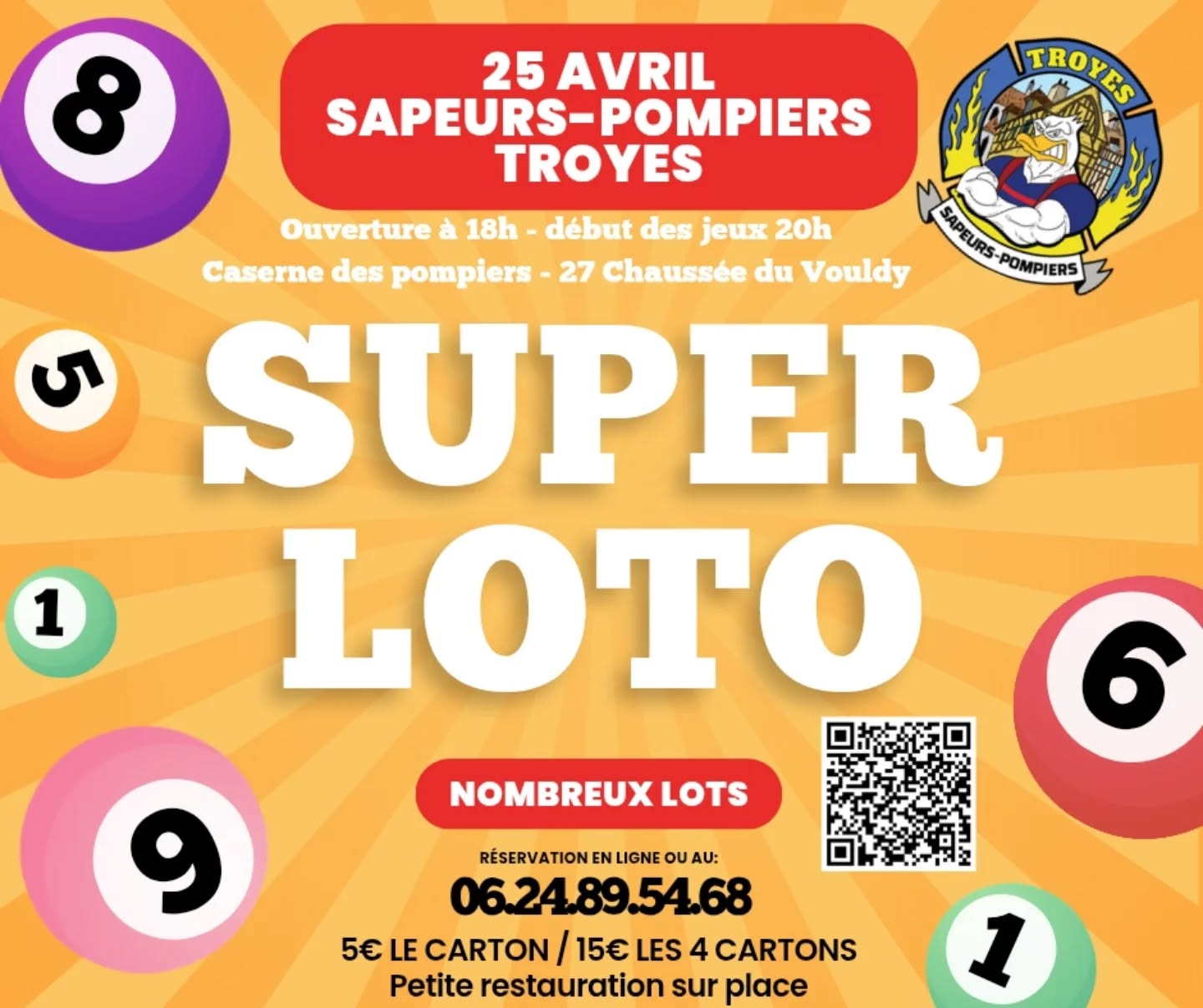 Super Loto des Sapeurs-Pompiers de Troyes  Troyes