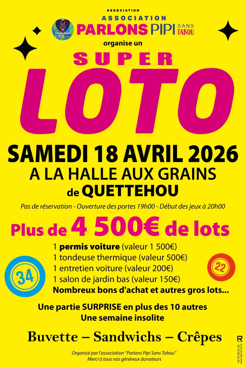 Super loto Place de la Mairie Quettehou