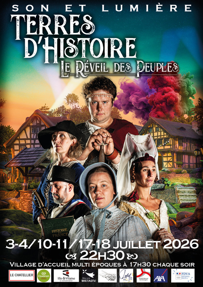 Terres d’histoire : Le Réveil des peuples parc du Fretay, Le Châtellier Le Châtellier