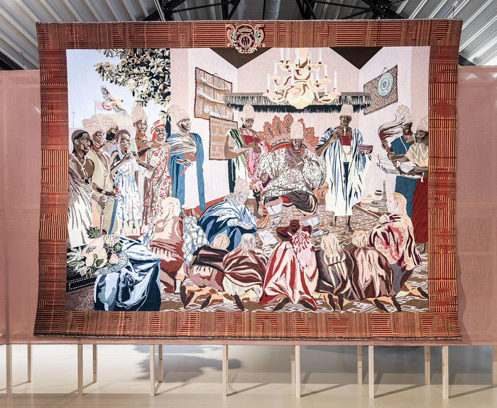 Textiles d’Afrique centrale et de l’Ouest, XVe-XIXe siècles. Production, circulation, représentation, Château de Fontainebleau – chapiteau cour ovale, Fontainebleau