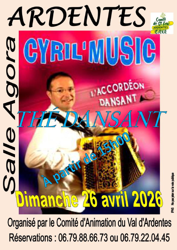 Thé dansant  Ardentes