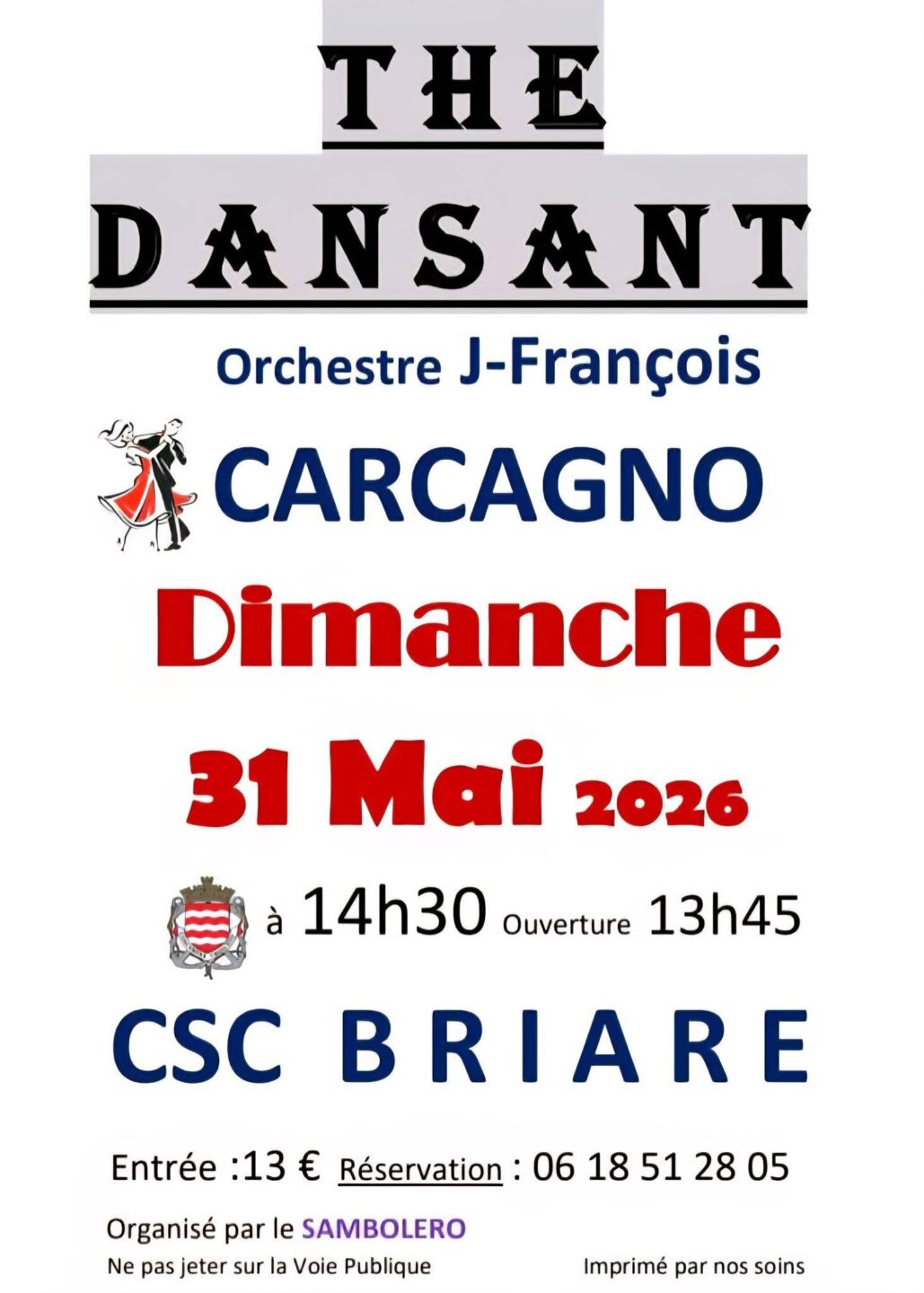 Thé dansant  Briare