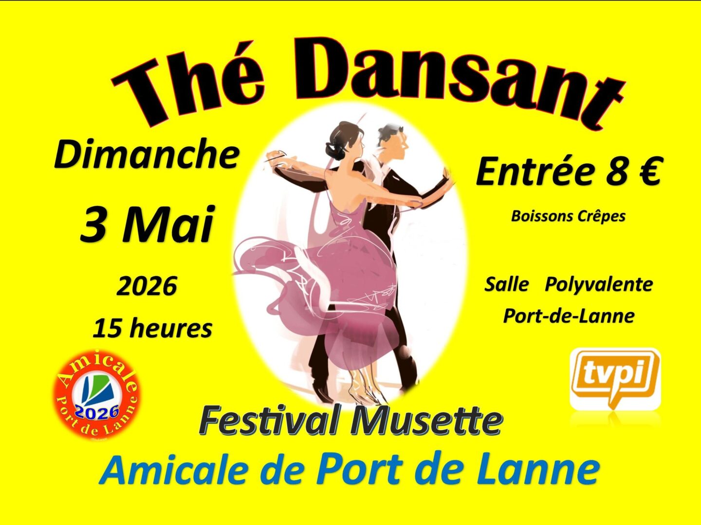 Thé dansant de la fête du travail  Port-de-Lanne