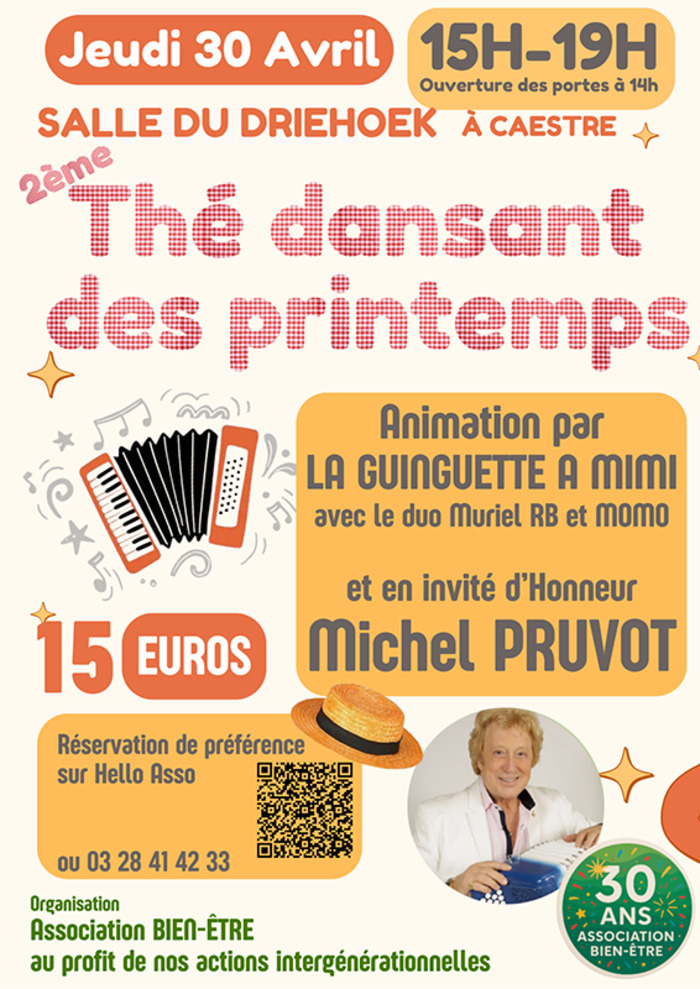 THÉ DANSANT DES PRINTEMPS, Salle du Driehoek, Caëstre