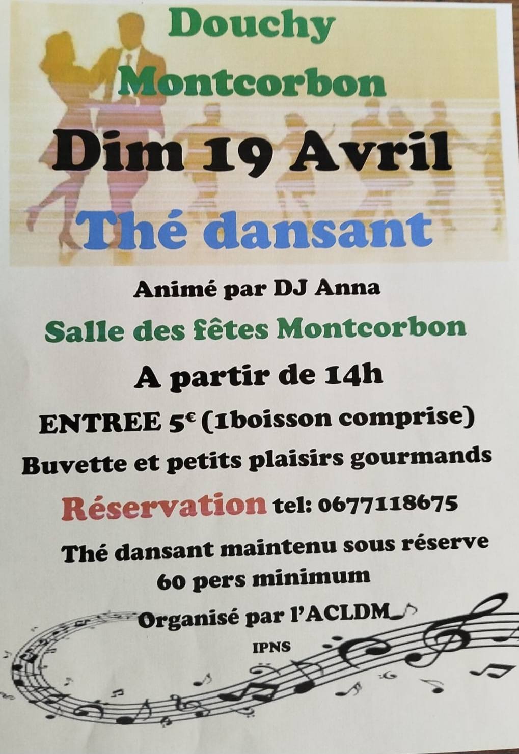 Thé dansant  Douchy-Montcorbon