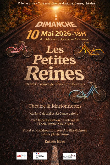 Théâtre et marionnette: Les petites reines (Auditorium Francis Poulenc) 10 Rue Docteur Massenat Brive-la-Gaillarde 2026-05-10