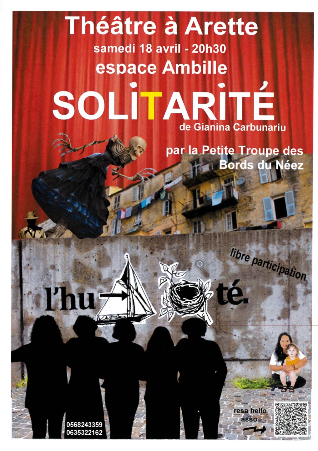 Théâtre Solitarité Centre culturel Ambille Arette