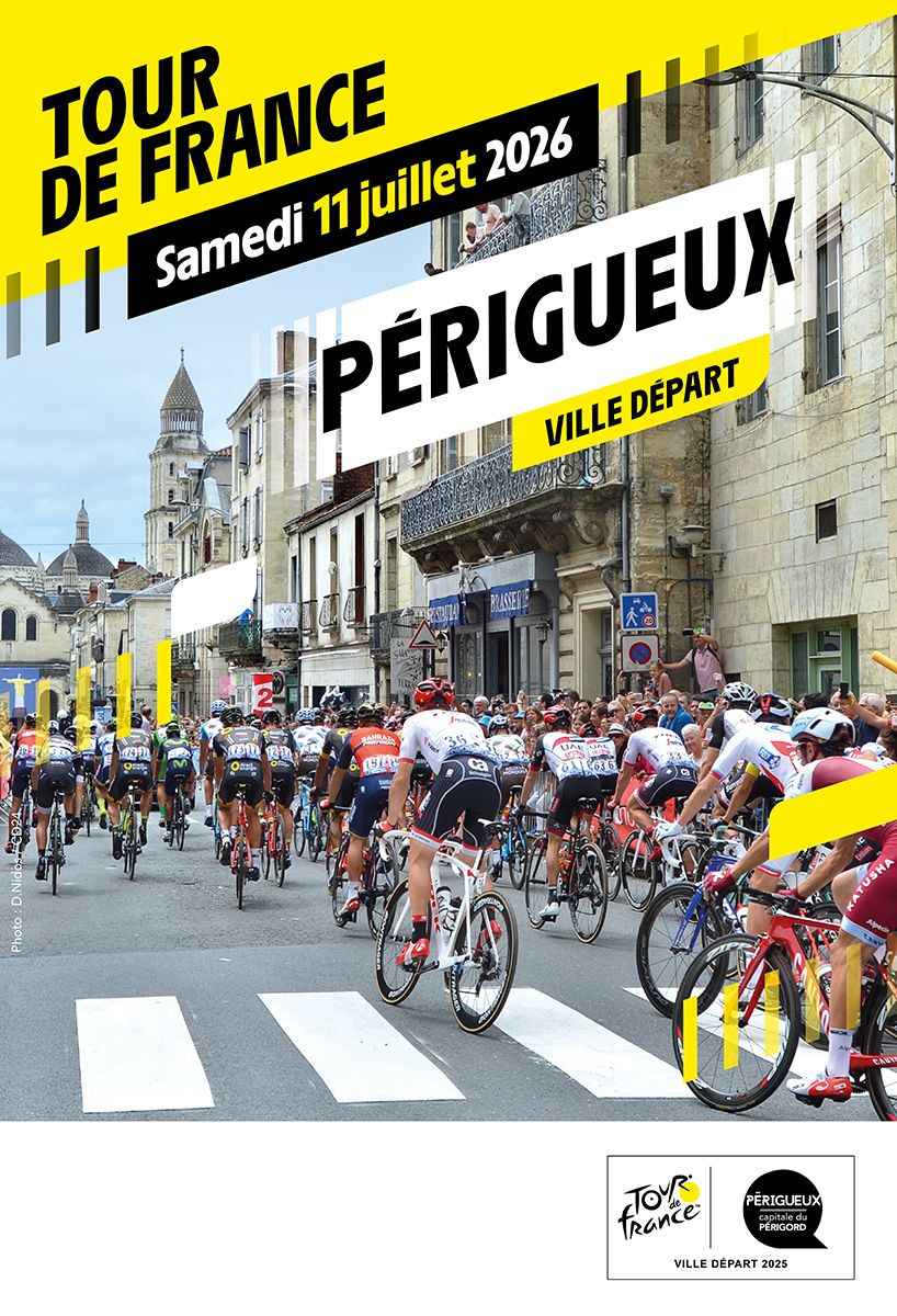 Tour de France Périgueux ville départ Allées Tourny Périgueux 2026-07-11