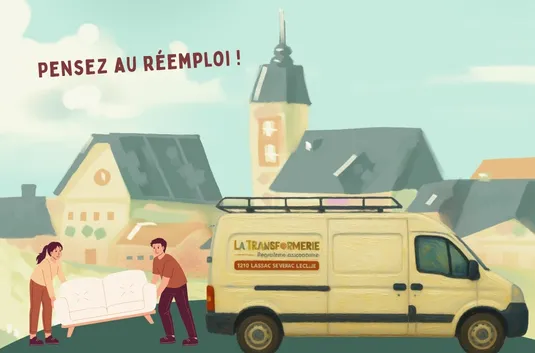 Tournée de collecte à Buzeins Place de la Mairie Sévérac d&rsquo;Aveyron