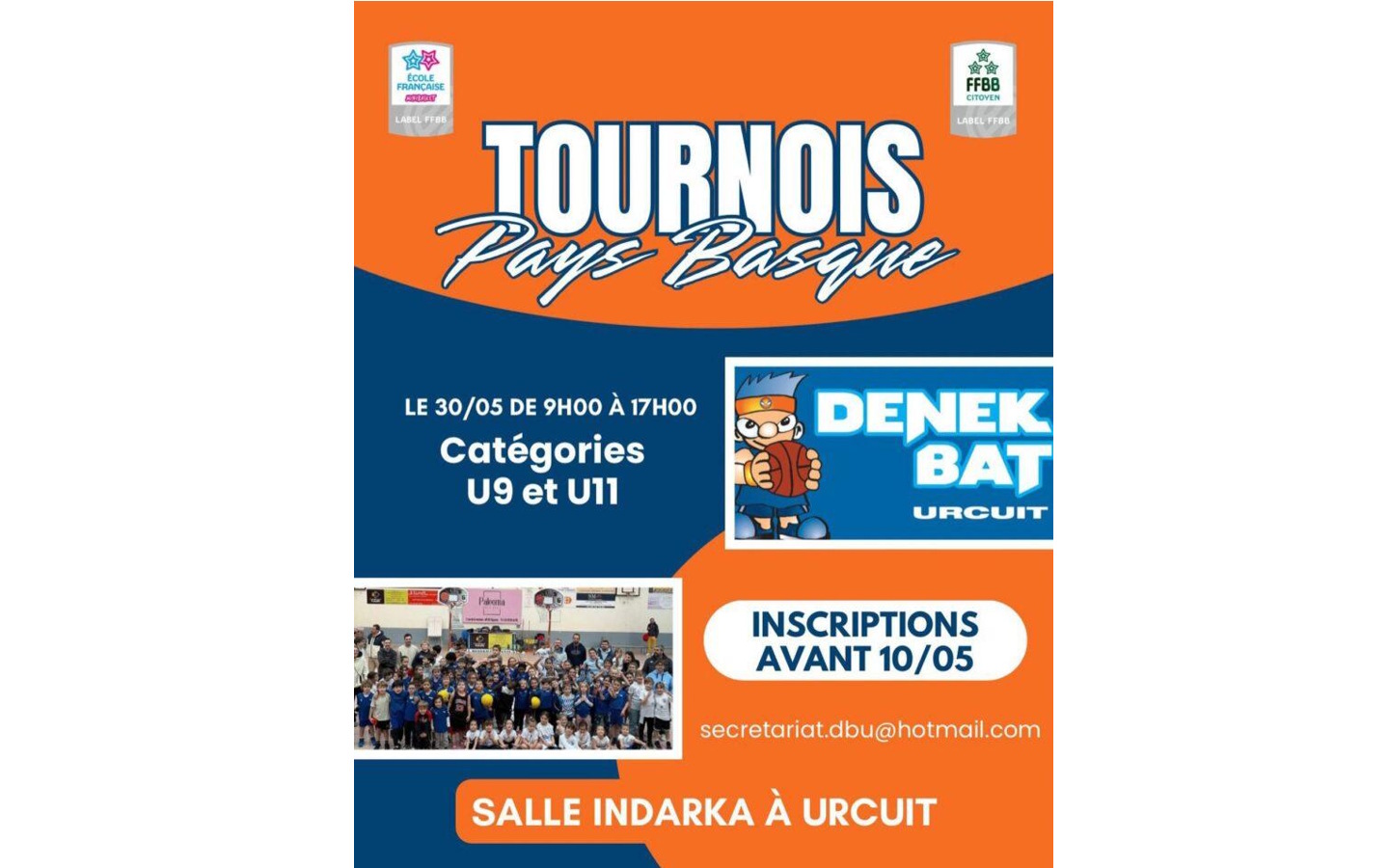 Tournoi de basket Urcuit