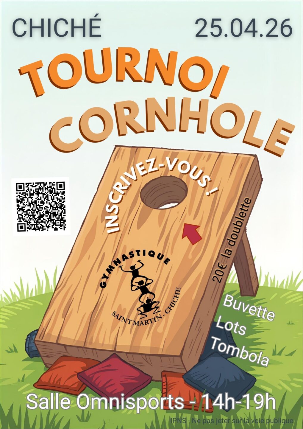 Tournoi de cornhole Salle omnisports Chiché