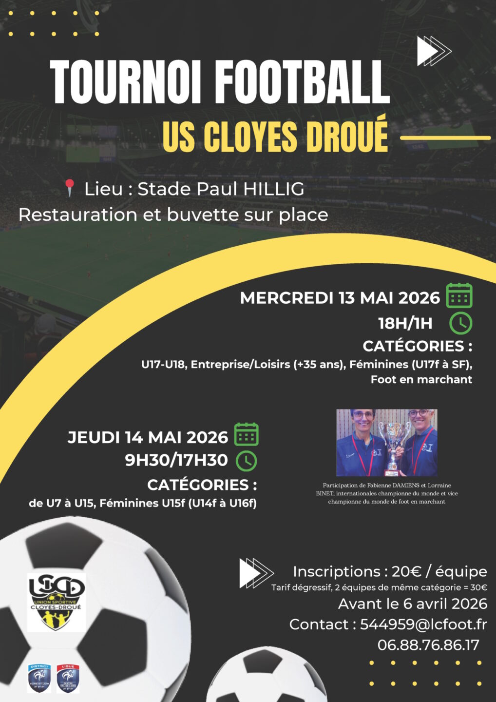 Tournoi de Foot  Cloyes-les-Trois-Rivières