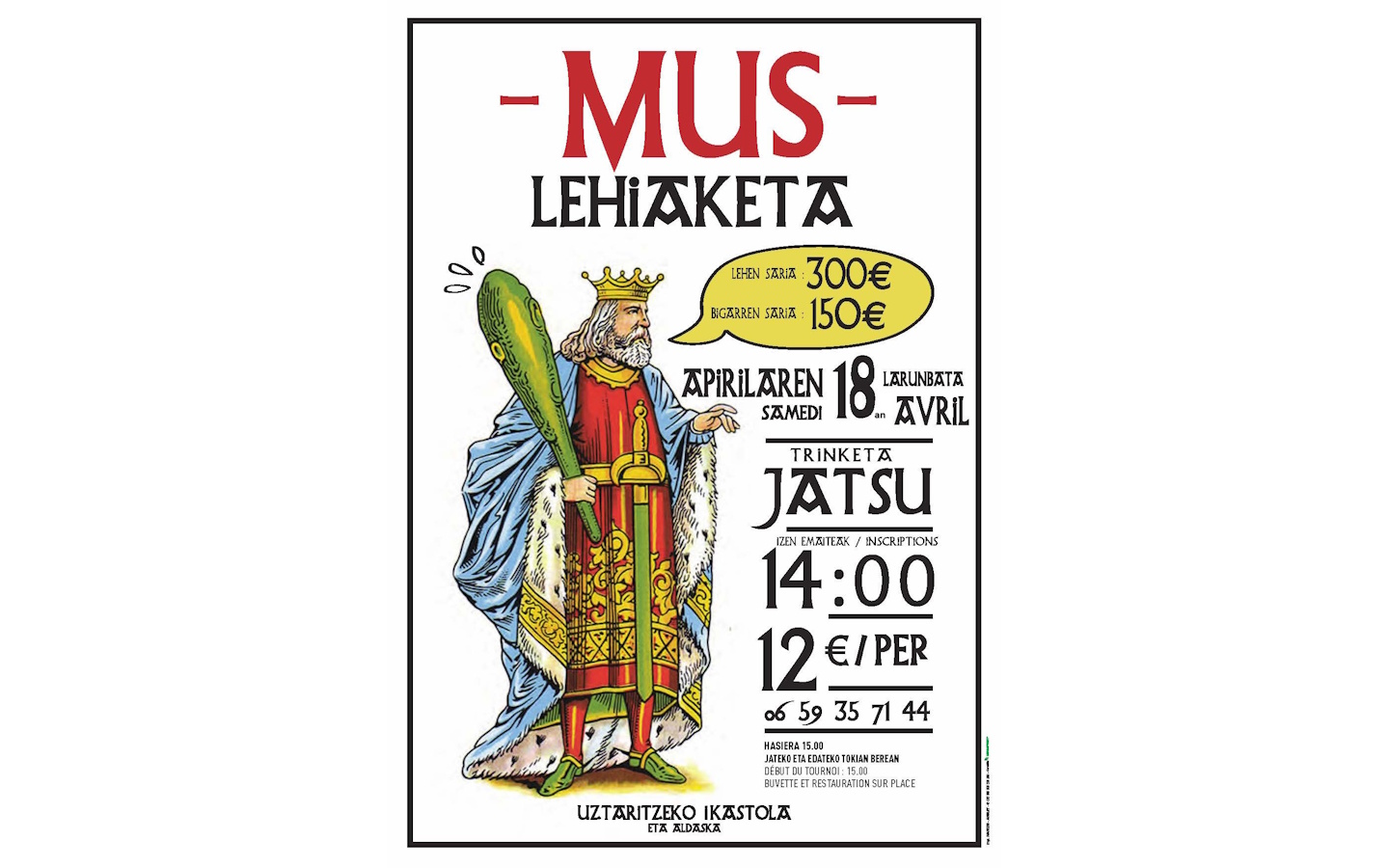 Tournoi de mus  Jatxou