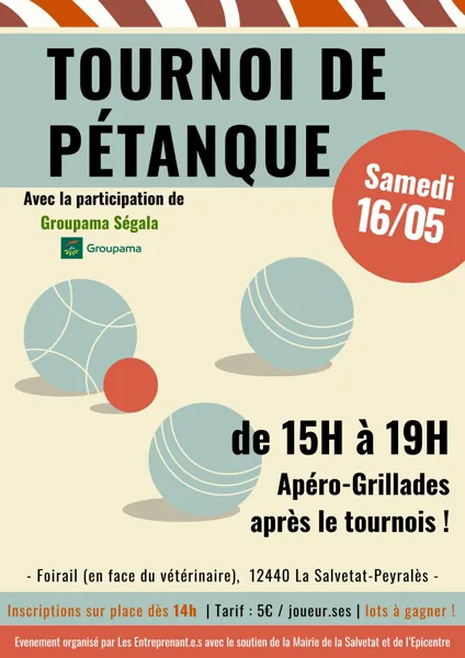 Tournoi de pétanque  La Salvetat-Peyralès