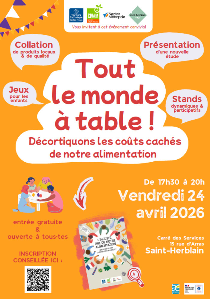 Tout le monde à Table !, Le Carré des Services Publics, Saint-Herblain