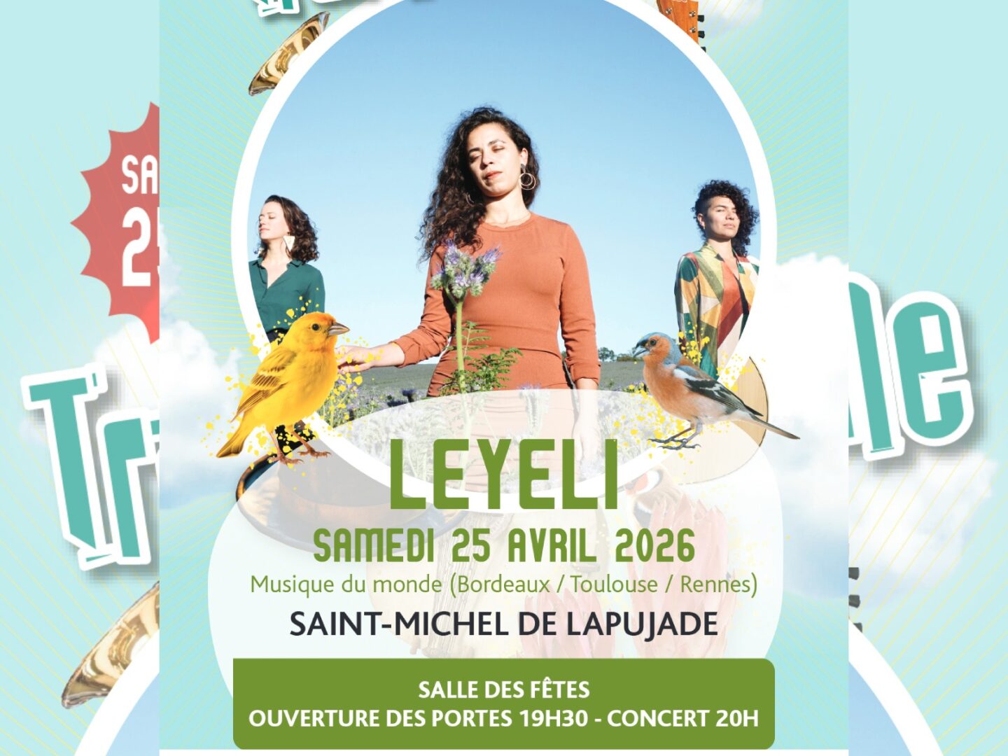 Trans&rsquo;musicale Leyeli Salle des fêtes Saint-Michel-de-Lapujade