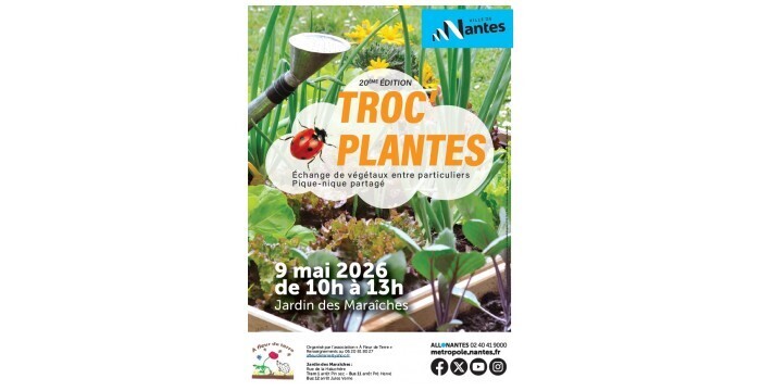 Troc Plantes A Fleur de Terre – 20e édition Square des Maraîches Nantes