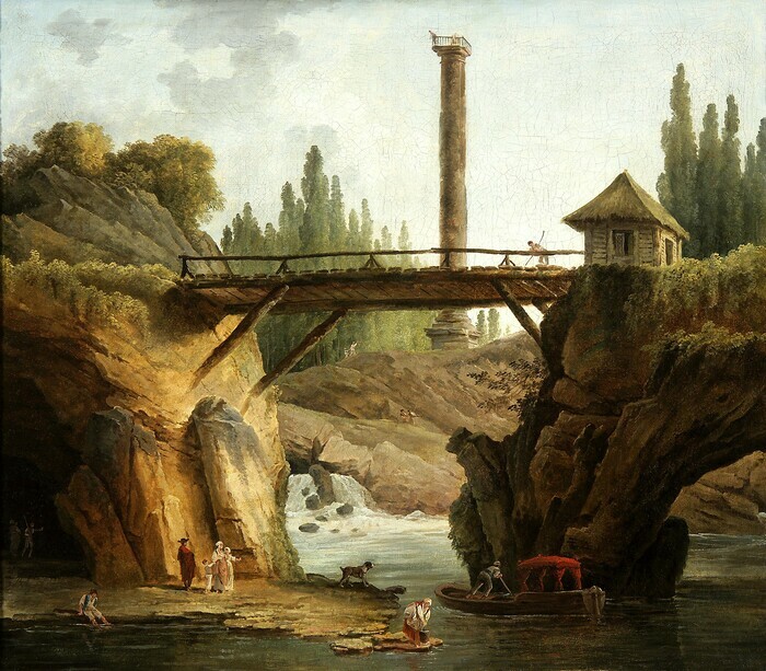 Un autre regard par Hubert Robert, Domaine départemental de Méréville, Le Mérévillois