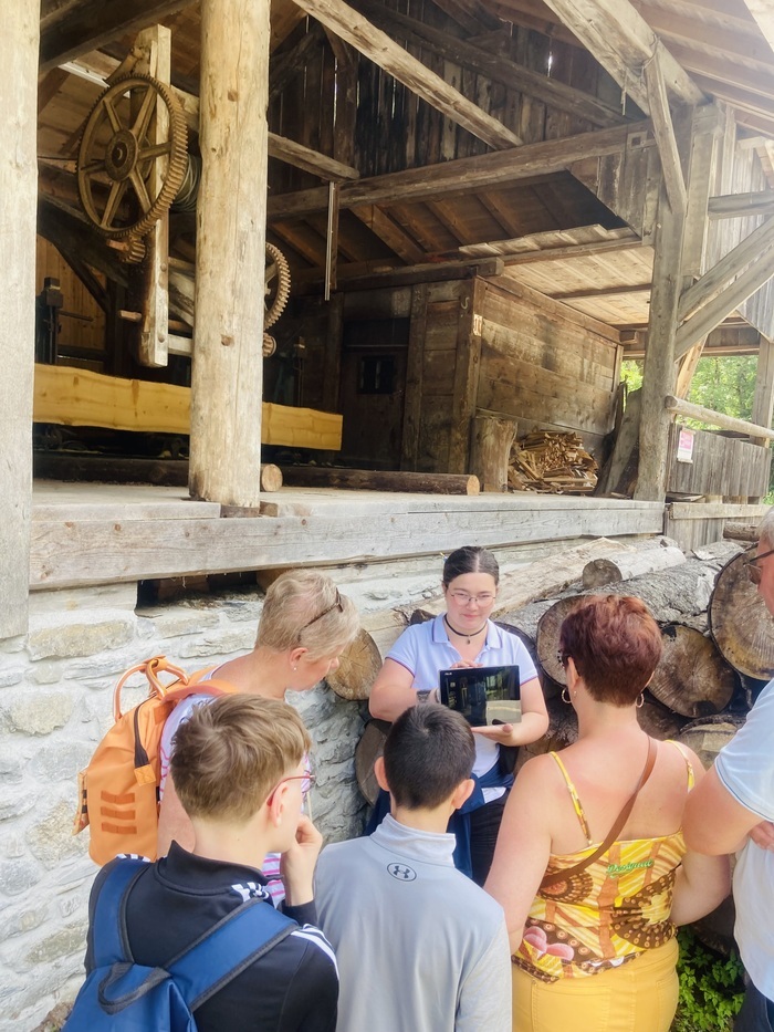 Un village au fil de l&rsquo;eau, Scierie de Villapeyron, Châtel