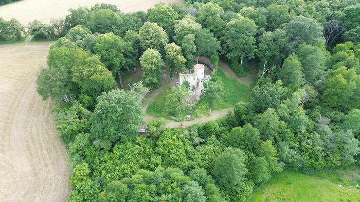 Vautheau, un château fort dans les bois, château de Vautheau, La Grande-Verrière