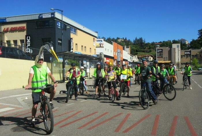 Vélo Parade, Annonay, place des Cordeliers, Annonay