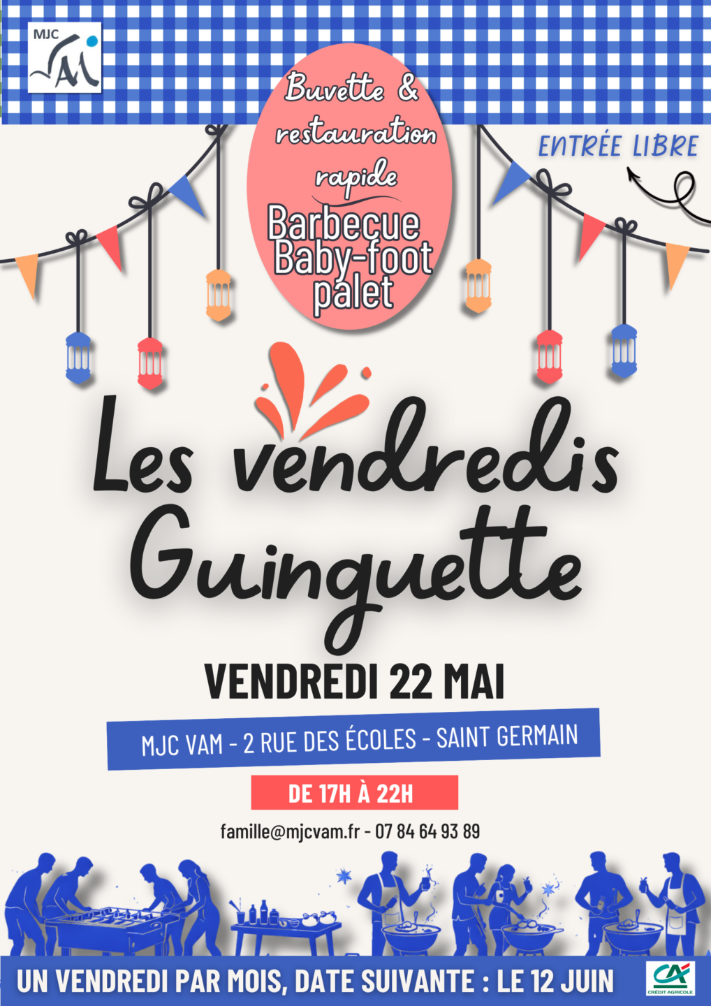 Vendredi guinguette 2 Rue des Écoles Saint-Germain 2026-05-22