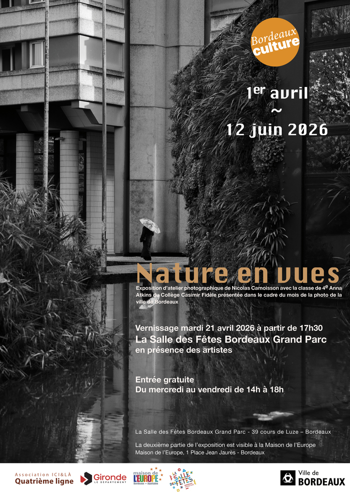 Vernissage – Nature en vues, La Salle des Fêtes Bordeaux Grand Parc, Bordeaux