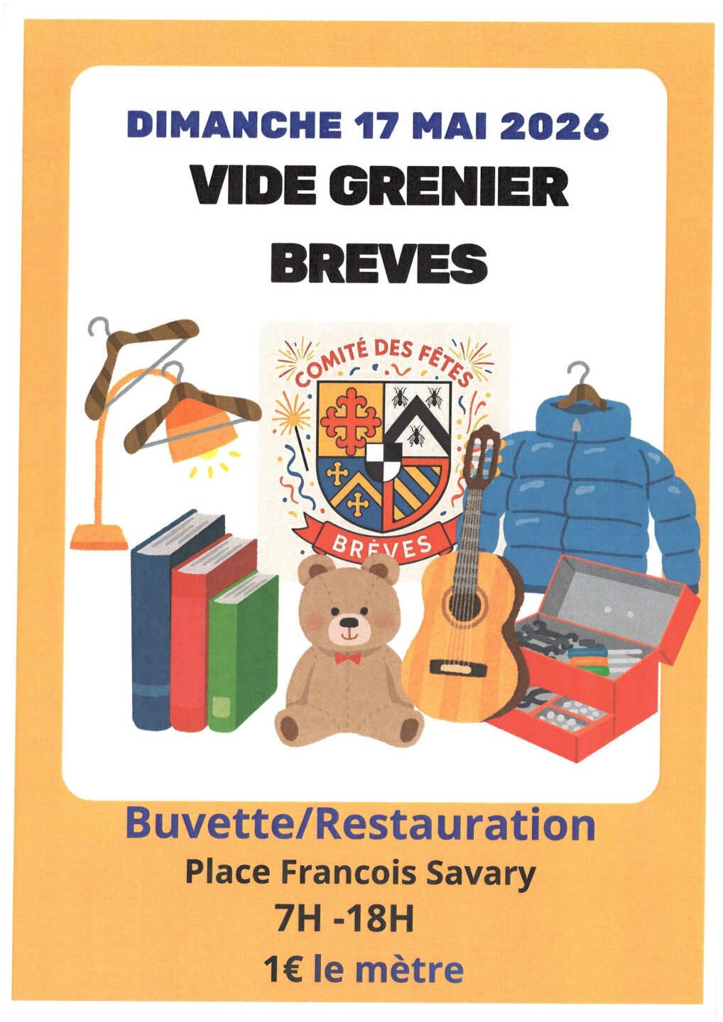 Vide grenier à Brèves  Brèves