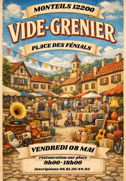 Vide grenier à Monteils  Monteils