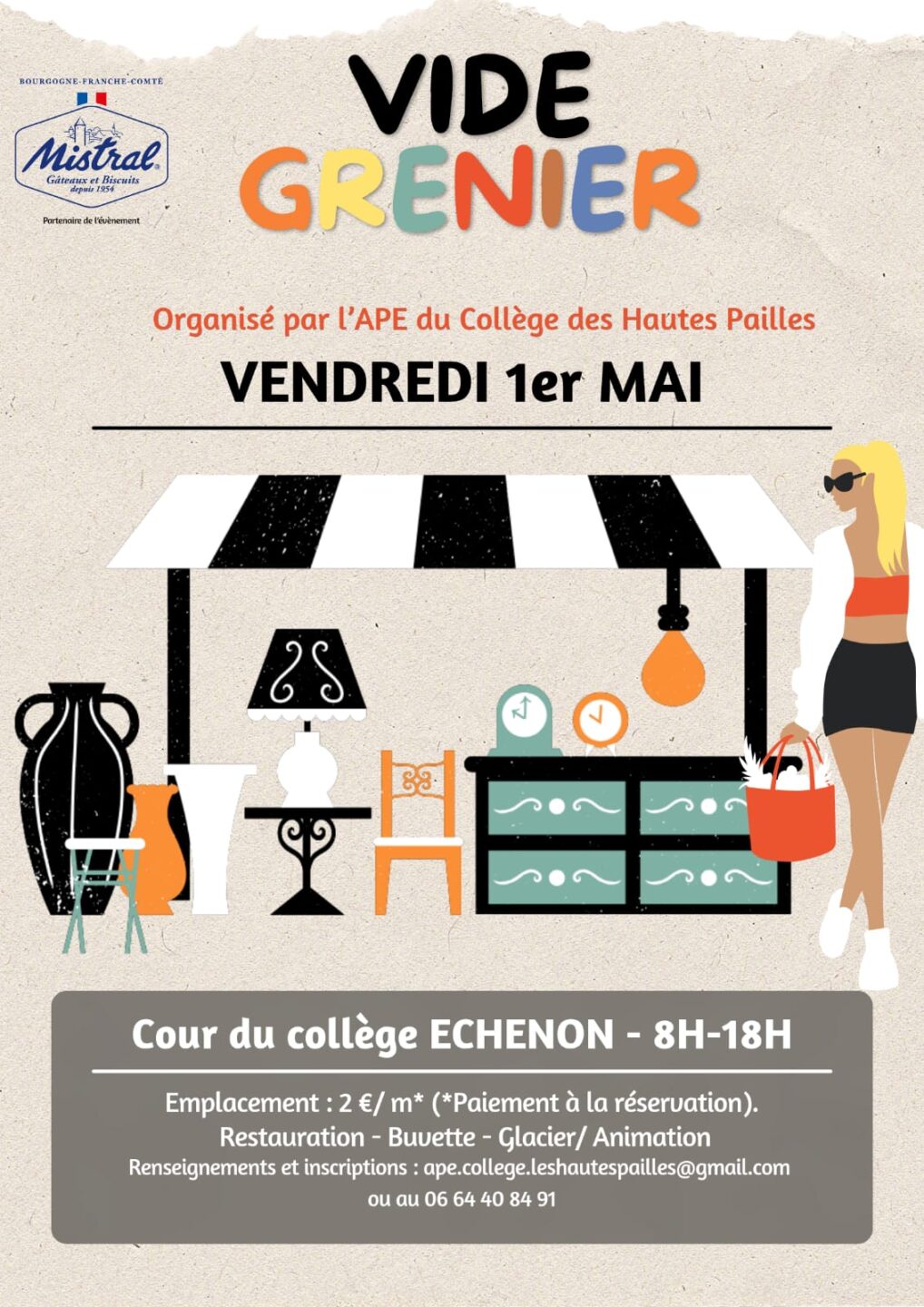 Vide Grenier au Collège Cour du Collège d’Echenon Échenon 2026-05-01