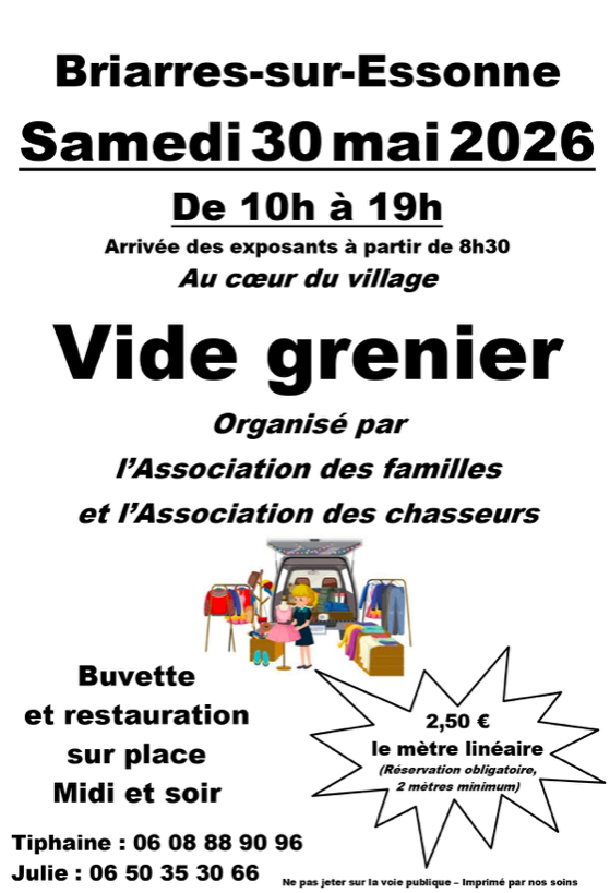 Vide-grenier  Briarres-sur-Essonne