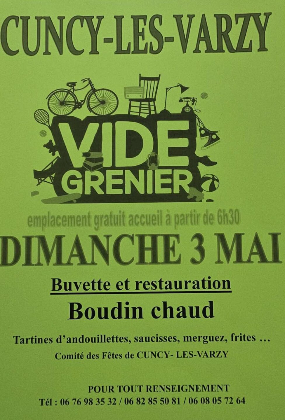 Vide-grenier  Cuncy-lès-Varzy