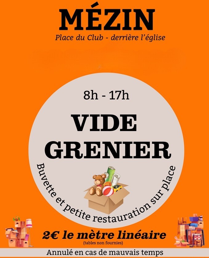 Vide Grenier de l&rsquo;APE de Mézin  Mézin