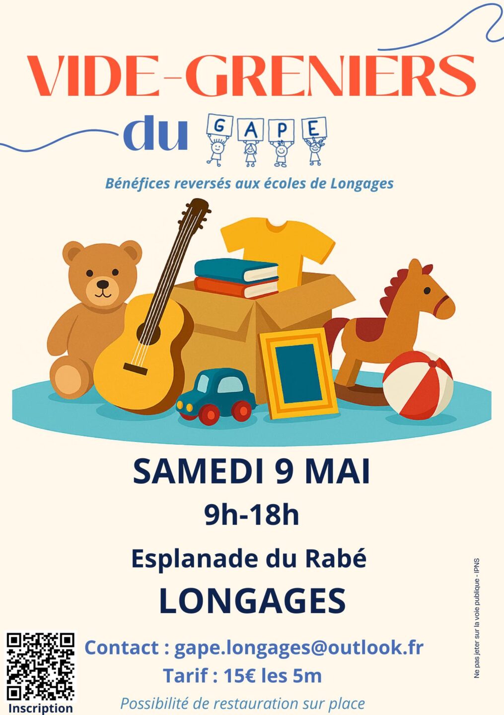 VIDE GRENIER DU GAPE  Longages