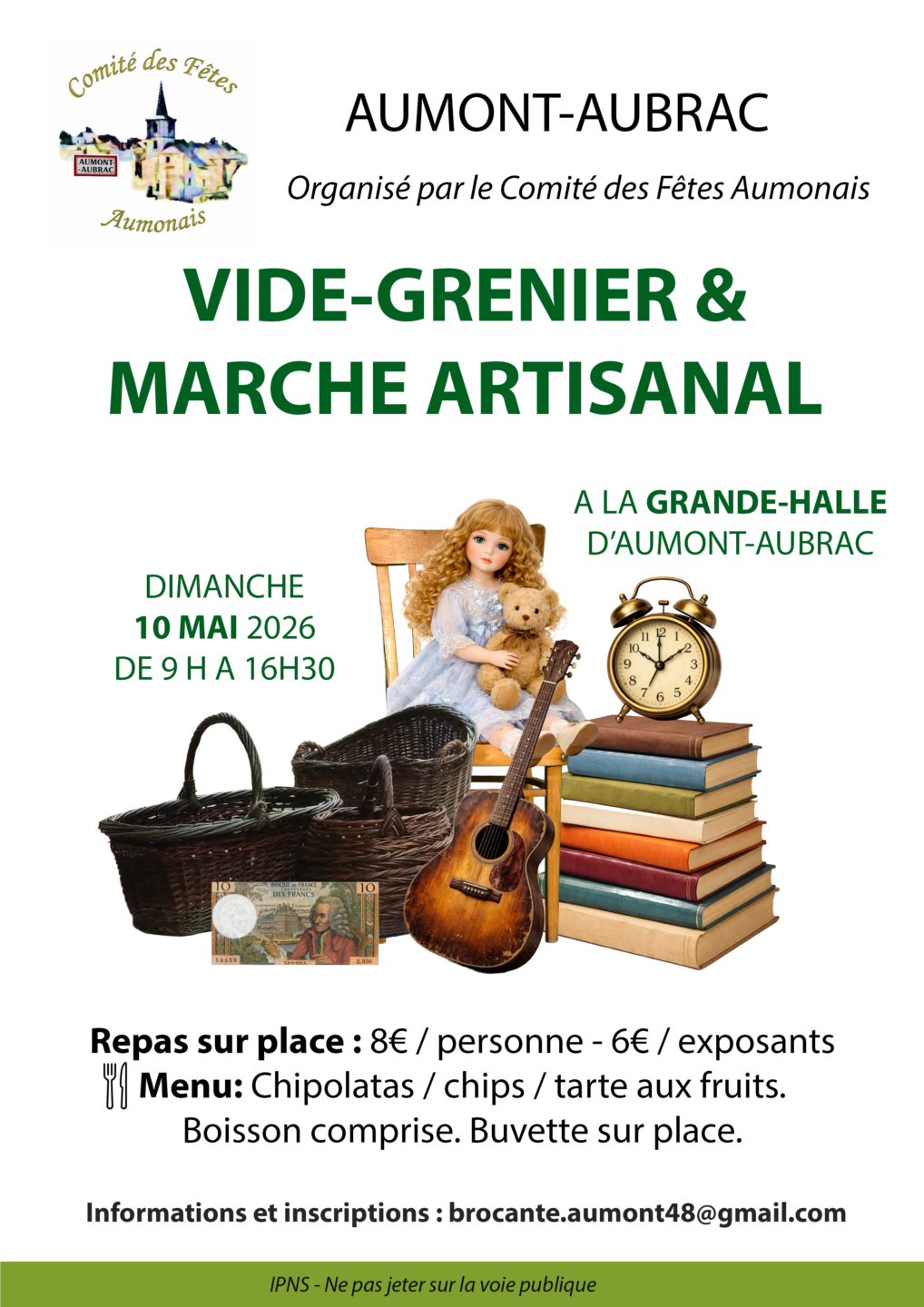 VIDE-GRENIER ET MARCHÉ ARTISANAL  Peyre en Aubrac