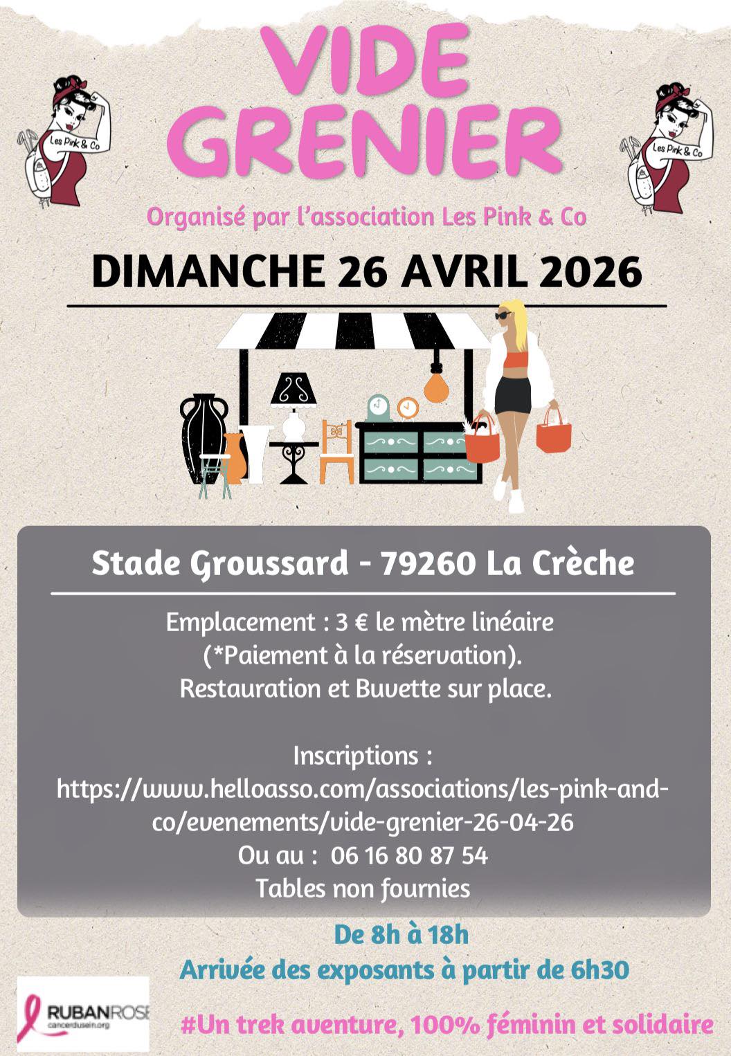 Vide grenier La Crèche