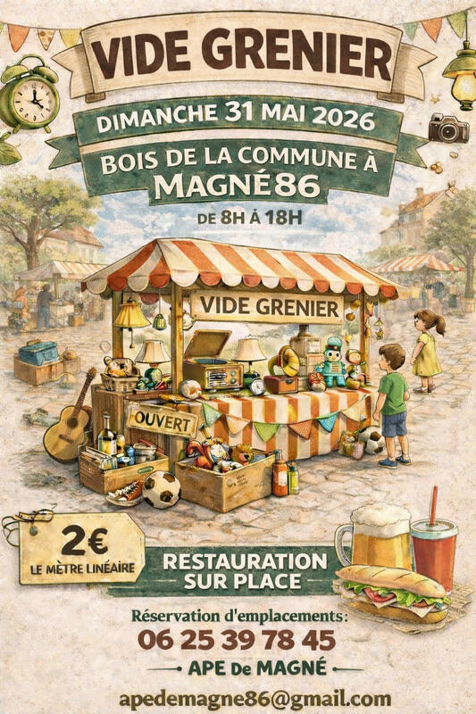 Vide grenier  Magné
