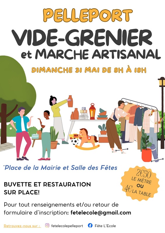 VIDE GRENIER  Pelleport