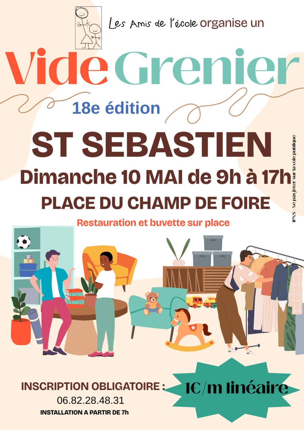 Vide grenier  Saint-Sébastien