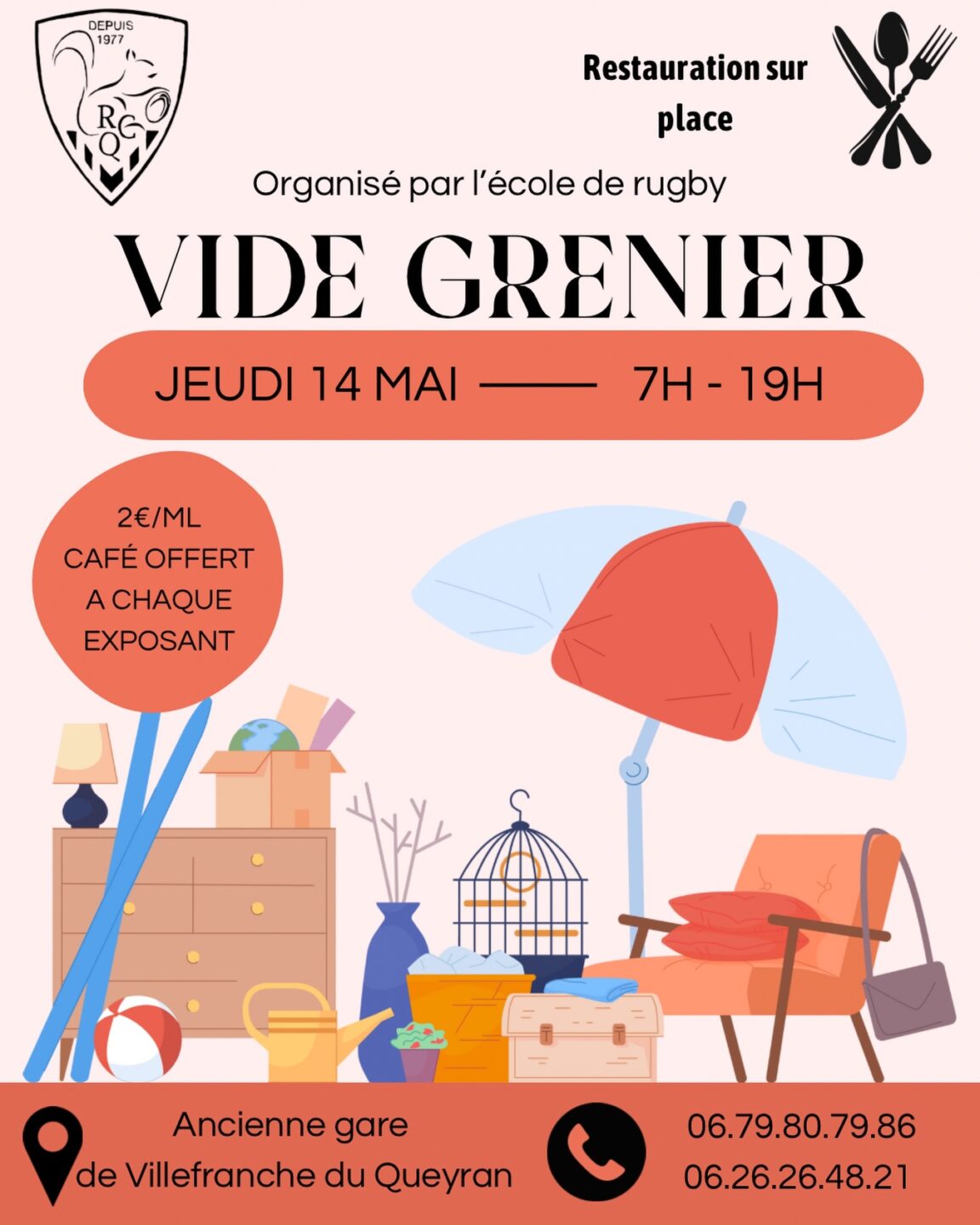 Vide-grenier  Villefranche-du-Queyran