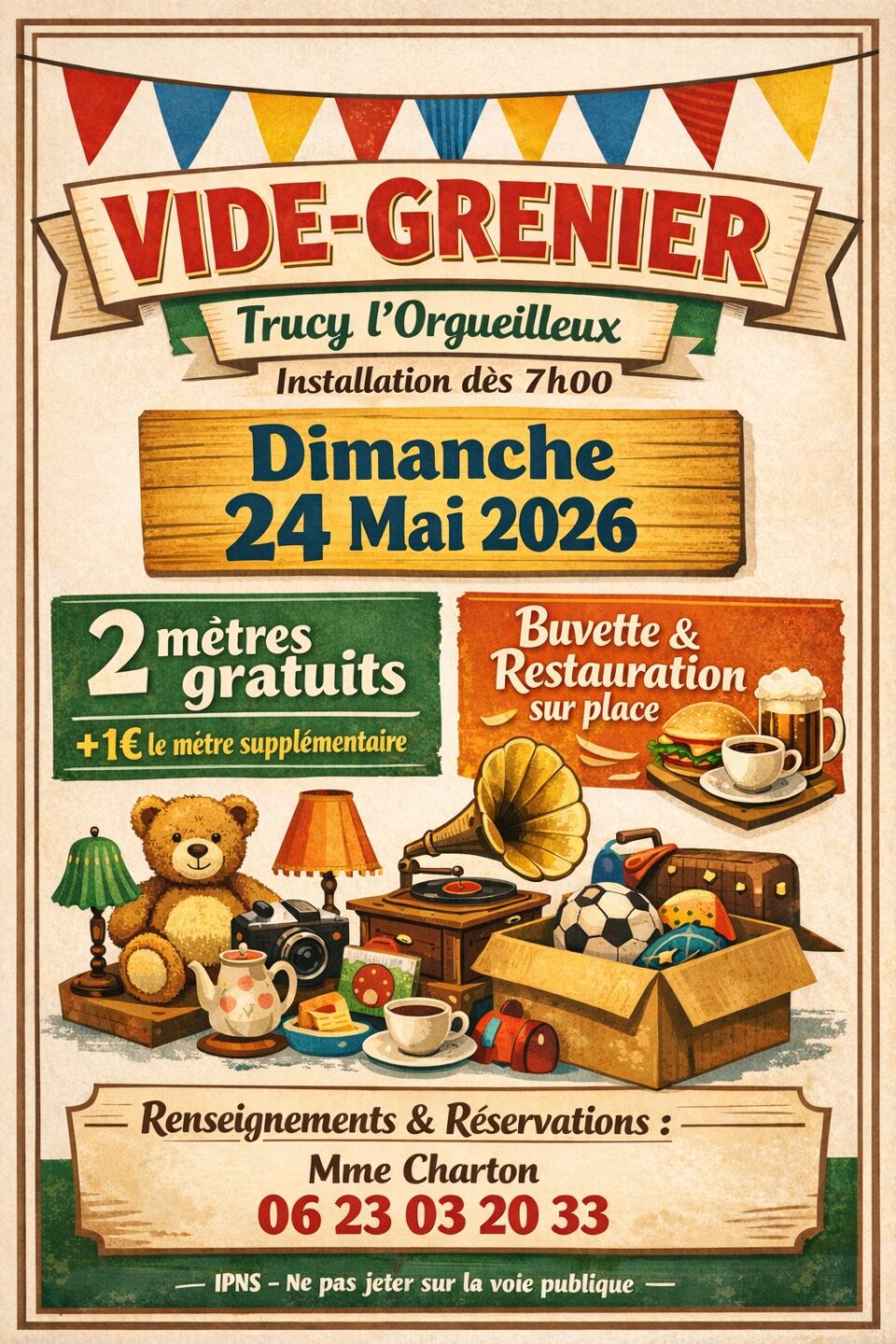 Vide greniers à Trucy l&rsquo;Orgueilleux  Trucy-l&rsquo;Orgueilleux