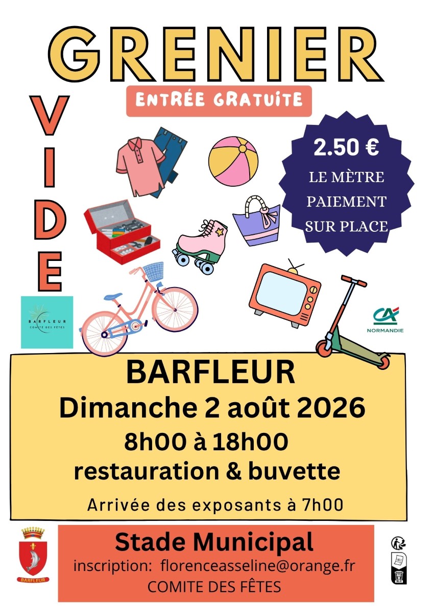 Vide-greniers  Barfleur 2026-08-02