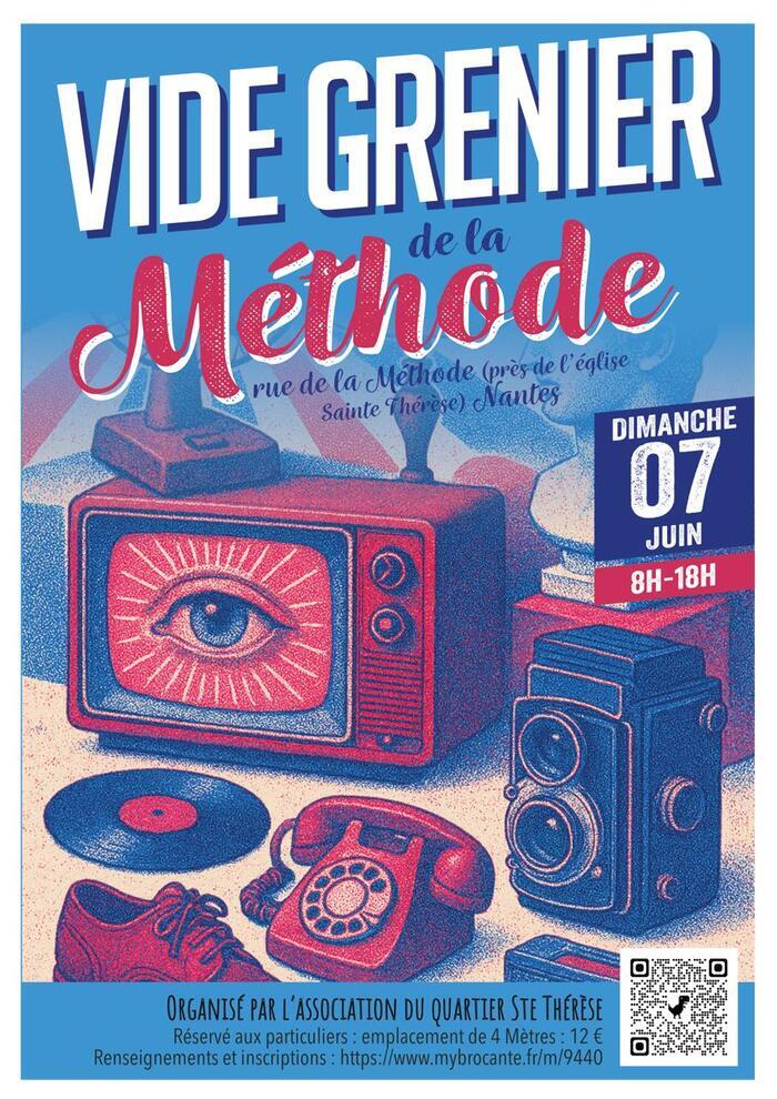 Vide-greniers de la Méthode, rue de la Méthode, Nantes, Nantes