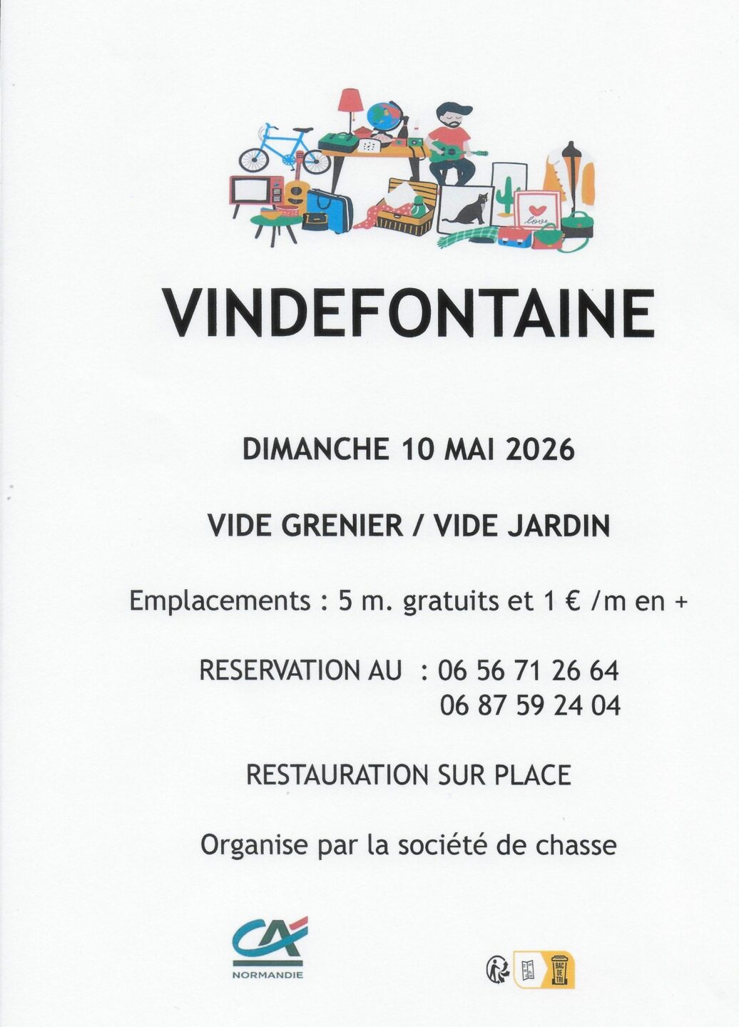 Vide-greniers et vide-jardins  Picauville