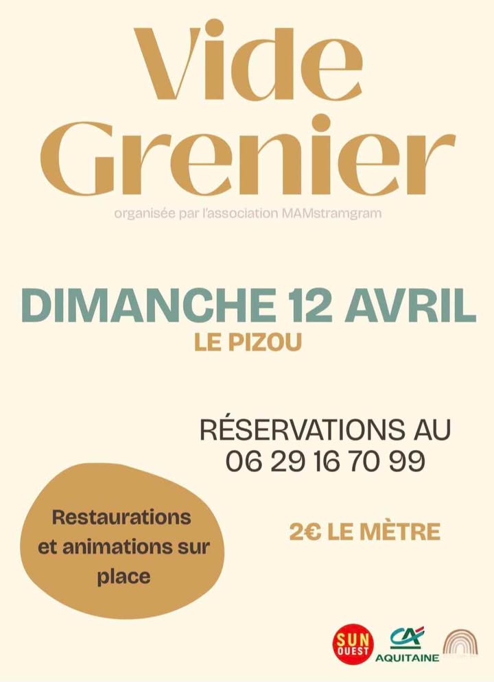 Vide-greniers  Le Pizou