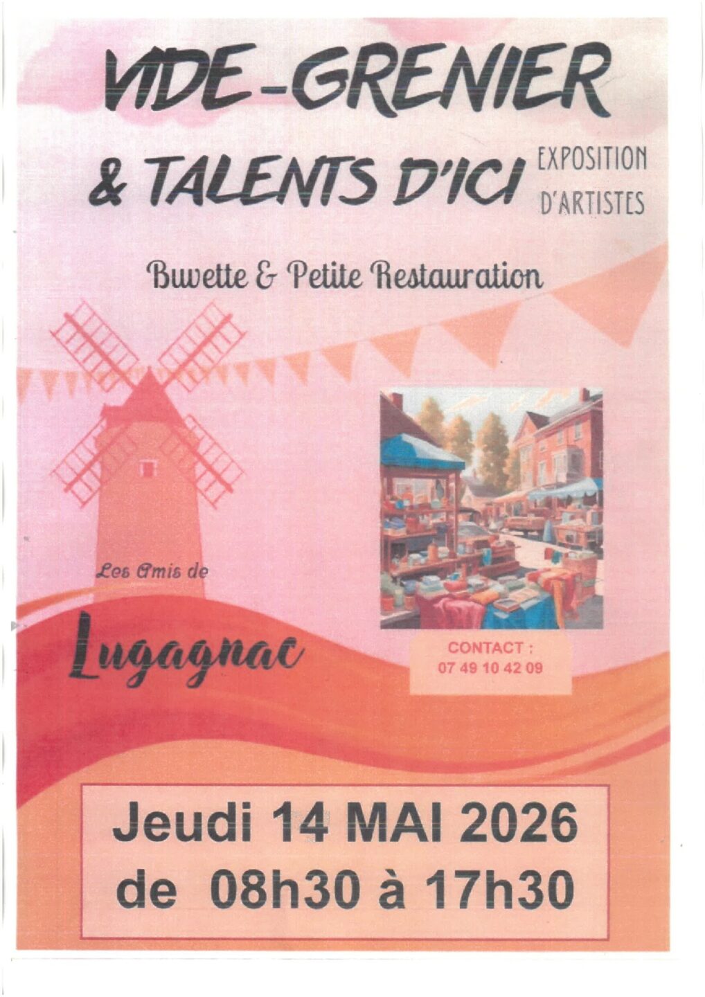 Vide-Greniers & Talents d&rsquo;ici  Lugagnac