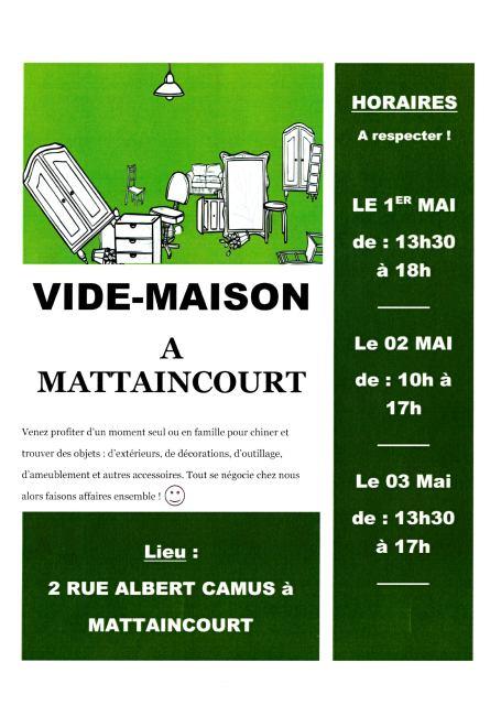 Vide Maison  Mattaincourt
