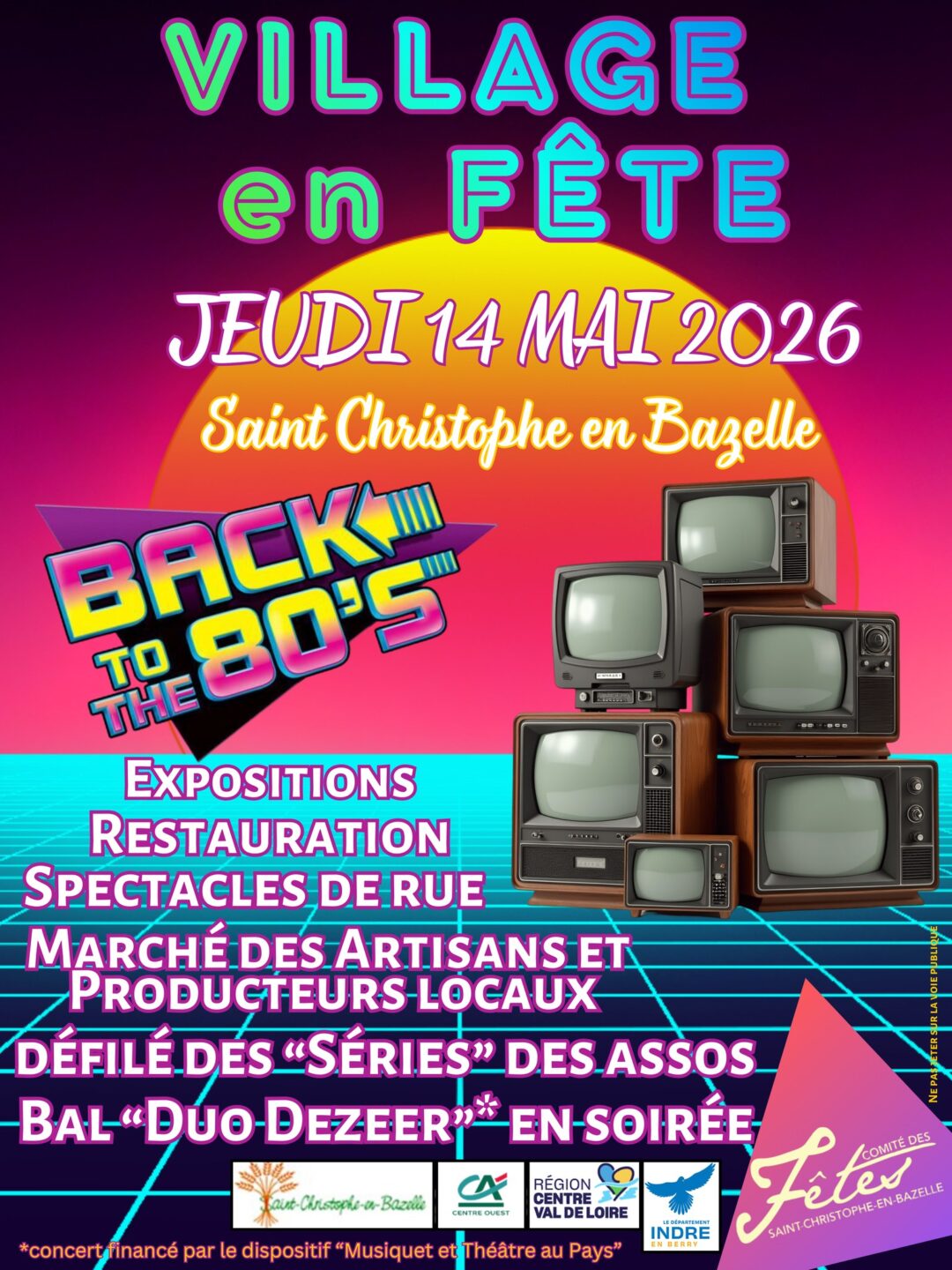 Village en fête  Saint-Christophe-en-Bazelle 2026-05-14