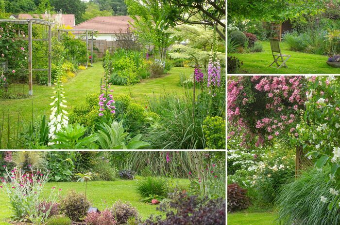 Visite apaisante d&rsquo;un jardin romantique en Béarn, Jardin de Luchane, Bougarber